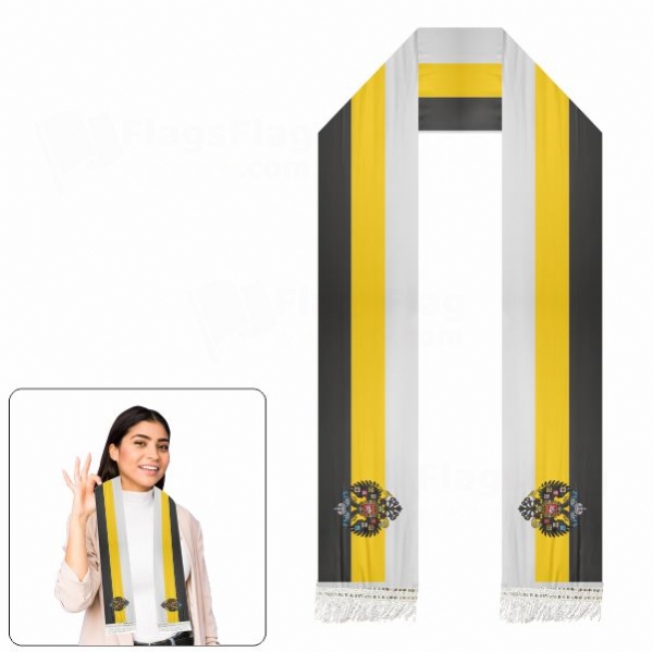 Imperial Standard Of The Emperor Of Russia Scarf Digital Printing