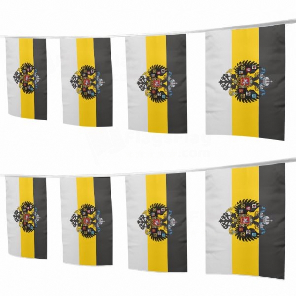 Imperial Standard Of The Emperor Of Russia Square String Flags