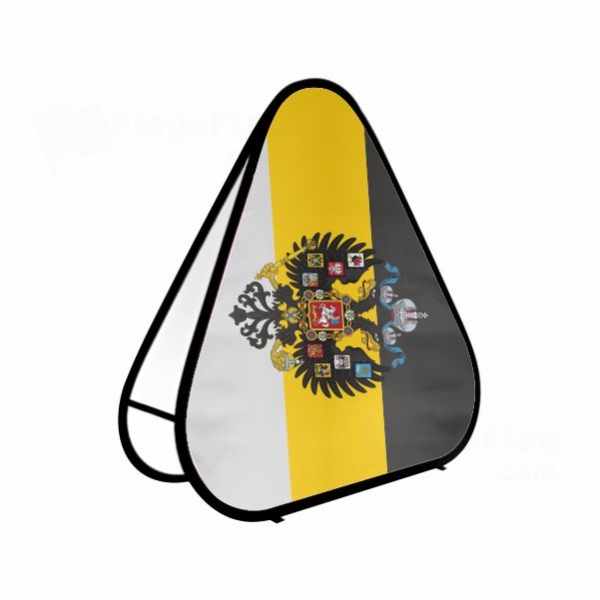 Imperial Standard Of The Emperor Of Russia Triangle Fabric Banner Display Stands