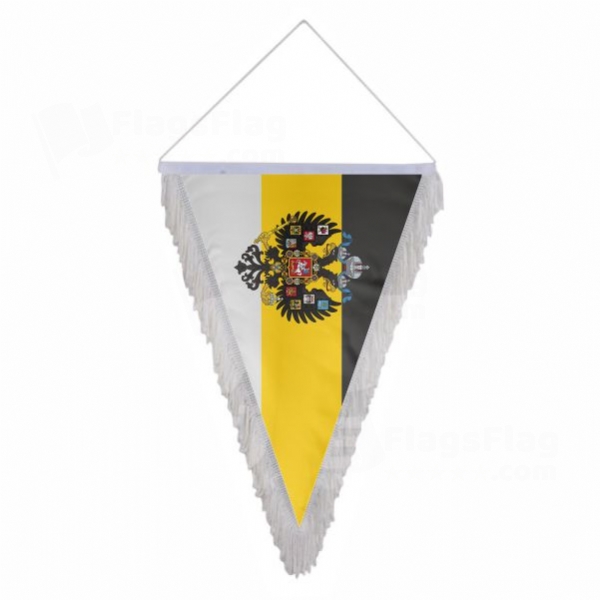 Imperial Standard Of The Emperor Of Russia Triangle Fringed Streamers
