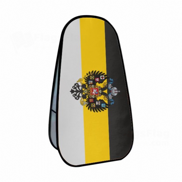 Imperial Standard Of The Emperor Of Russia Vertical Cloth Banner Display Stands