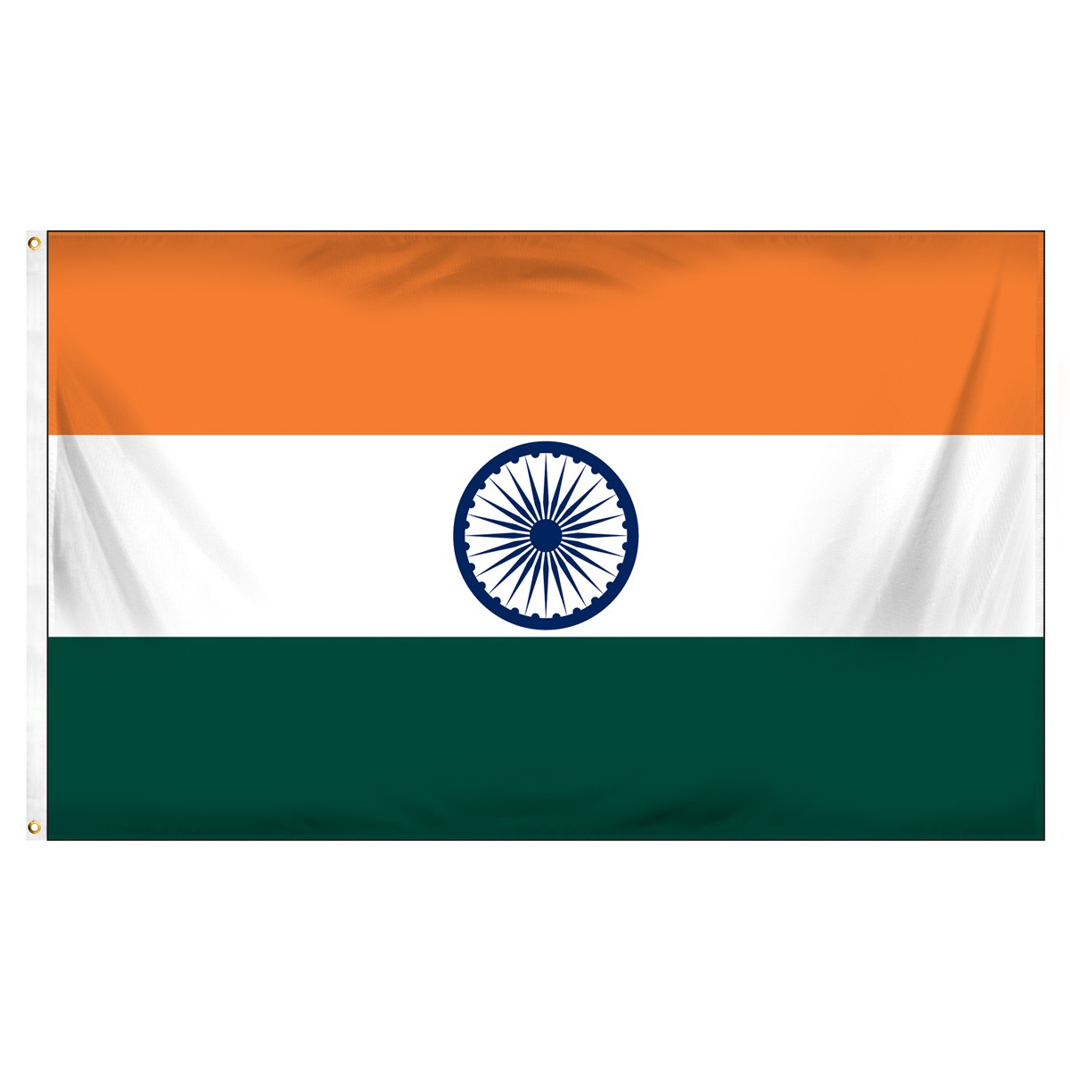 India Fringed Presentation Flags