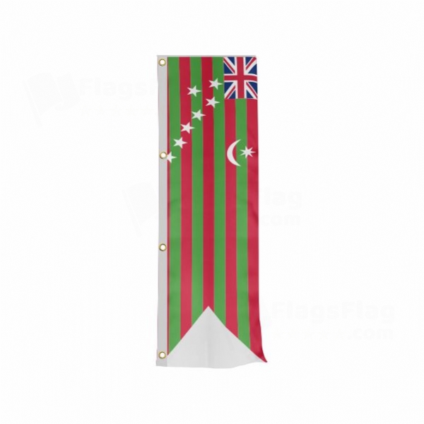 India Home Rule Vertically Raised Flags