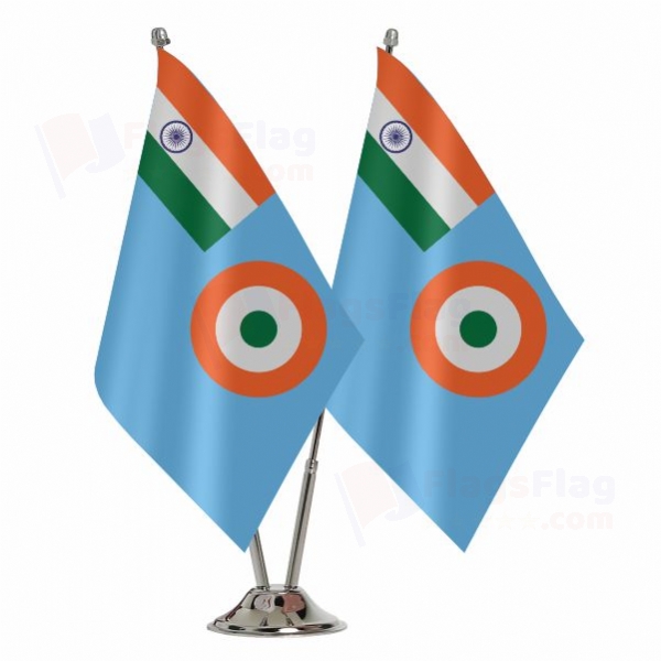 indian Air Force 2 Table Flags