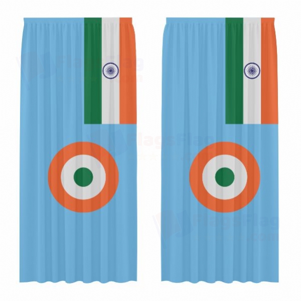 indian Air Force Digital Printed Curtains