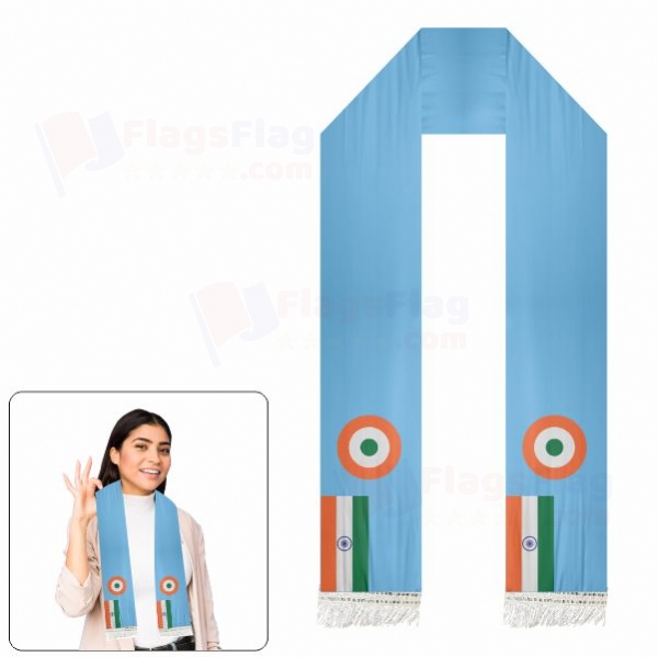 indian Air Force Scarf Digital Printing
