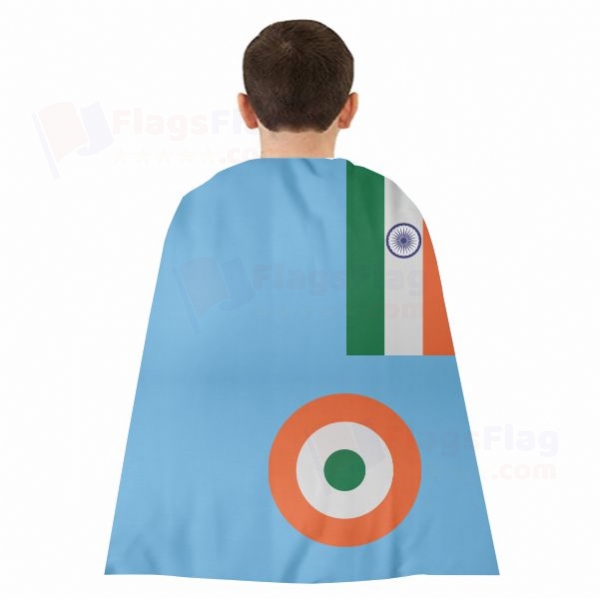 indian Air Force Woven Fabric Cloak Digital Printing