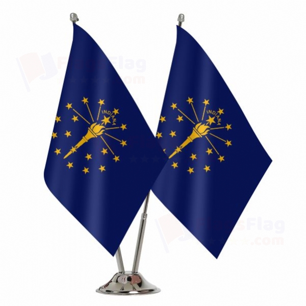 Indiana Binary Table Flag