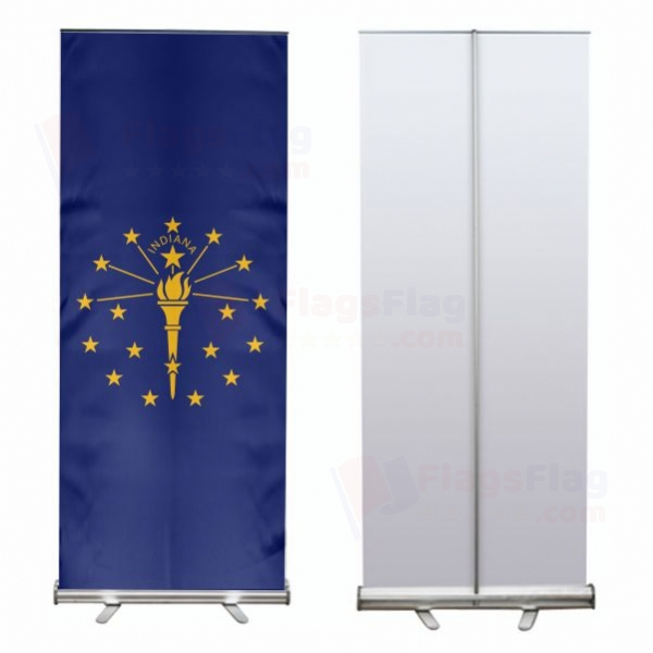 Indiana Roll Up Banner