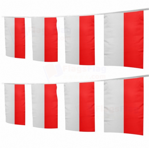 Indonesia Square String Flags