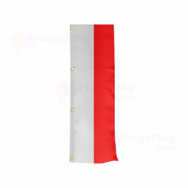 Indonesia Vertically Raised Flags
