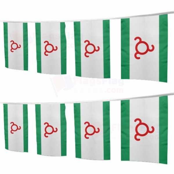 Ingushetia Square String Flags
