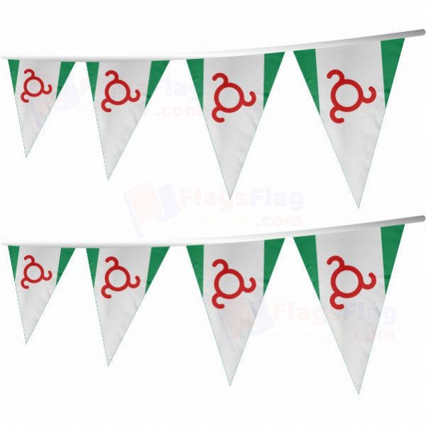 Ingushetia Stringed Triangle Flag