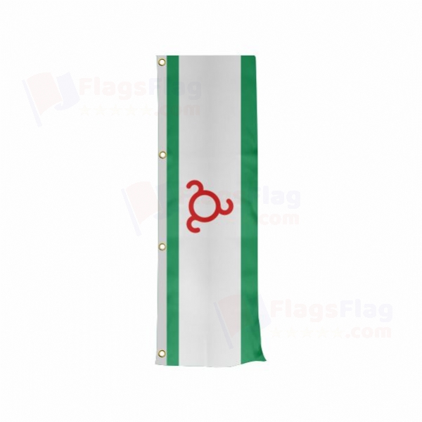 Ingushetia Vertically Raised Flags