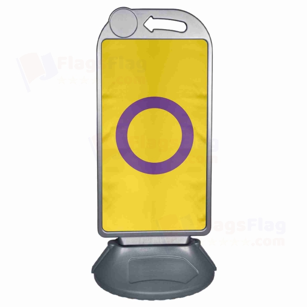 Intersex Pride Large Plastic Parking Barge
