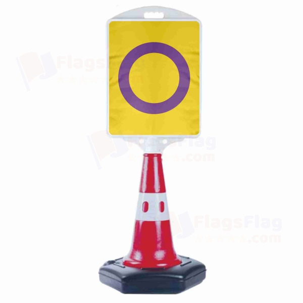 Intersex Pride Medium Road Advertisement Barge
