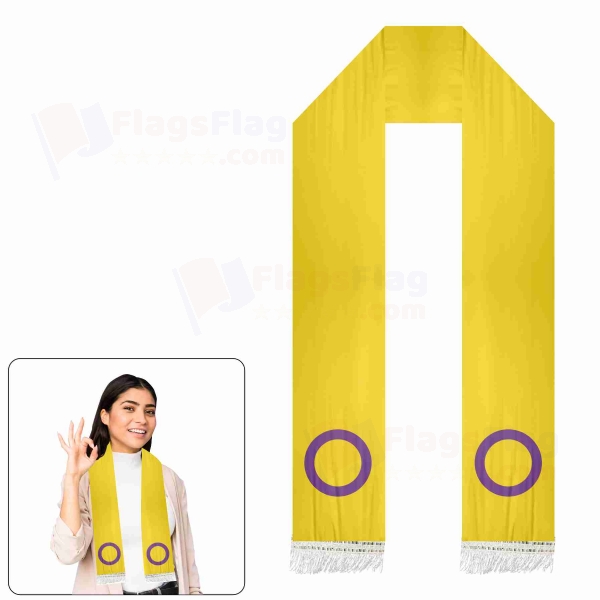 Intersex Pride Scarf Digital Printing