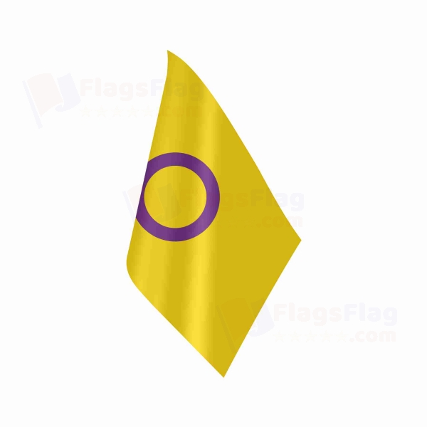 Intersex Pride Table Flag