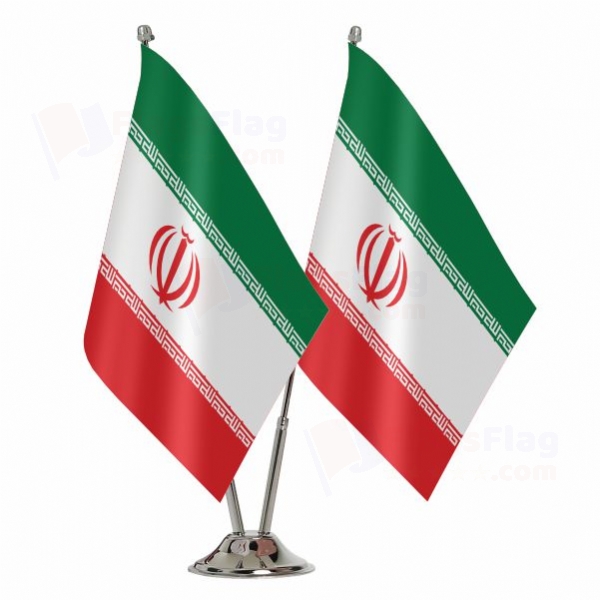 iran Binary Table Flag
