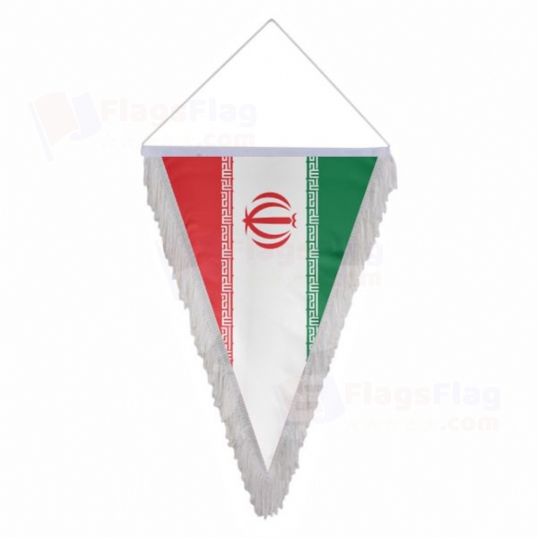 iran Triangle Fringed Streamers