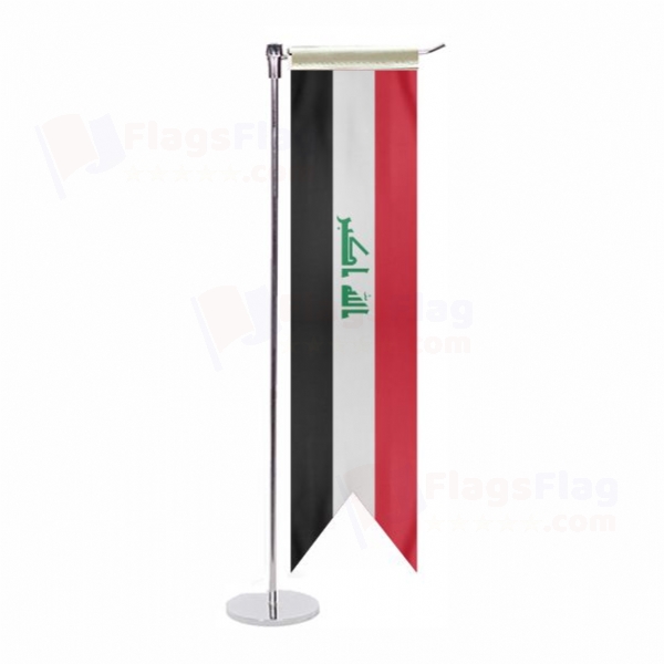 Iraq L Table Flag