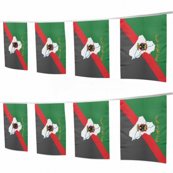 Iraqi Army Square String Flags