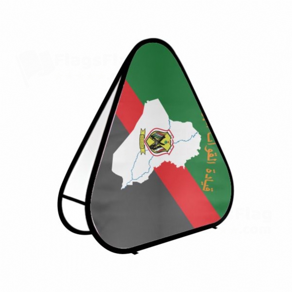 Iraqi Army Triangle Fabric Banner Display Stands