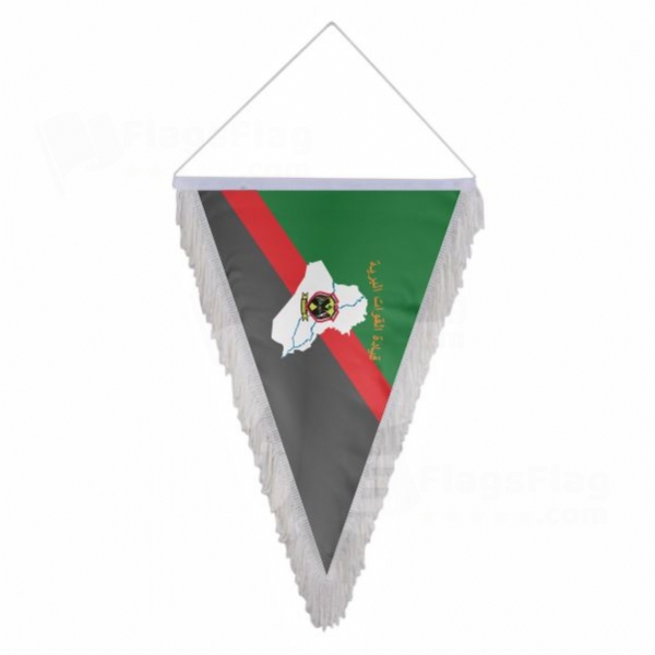 Iraqi Army Triangle Fringed Streamers