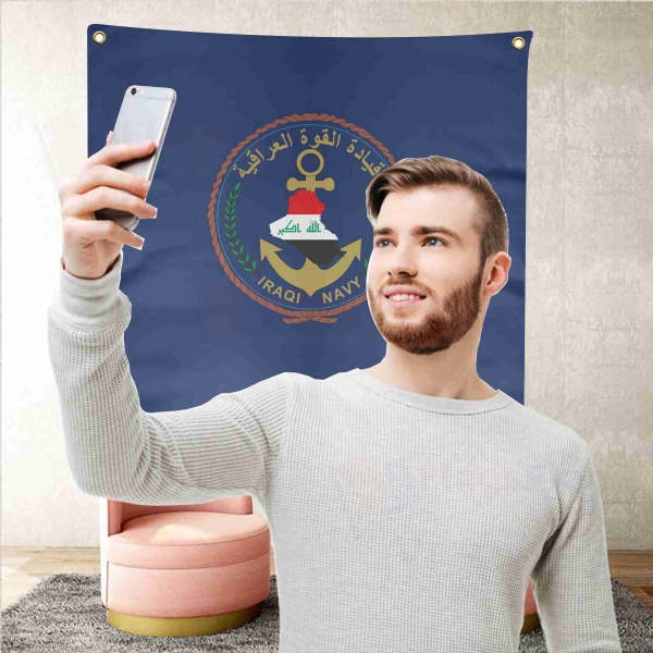 Iraqi Navy Background Selfie Shooting Landscapes