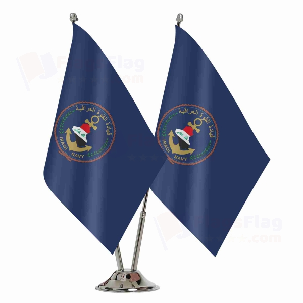 Iraqi Navy Binary Table Flag