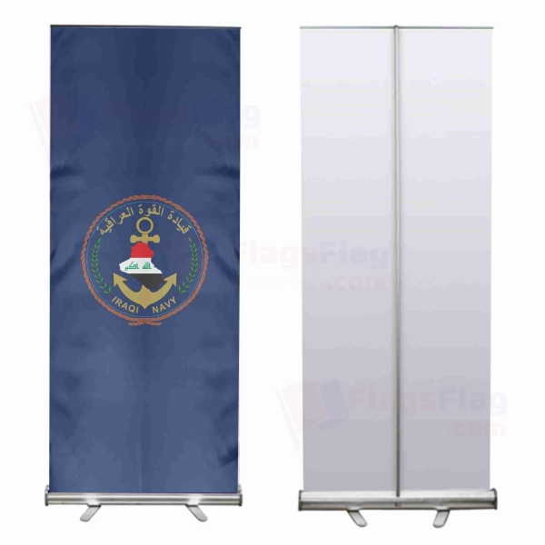 Iraqi Navy Roll Up Banner