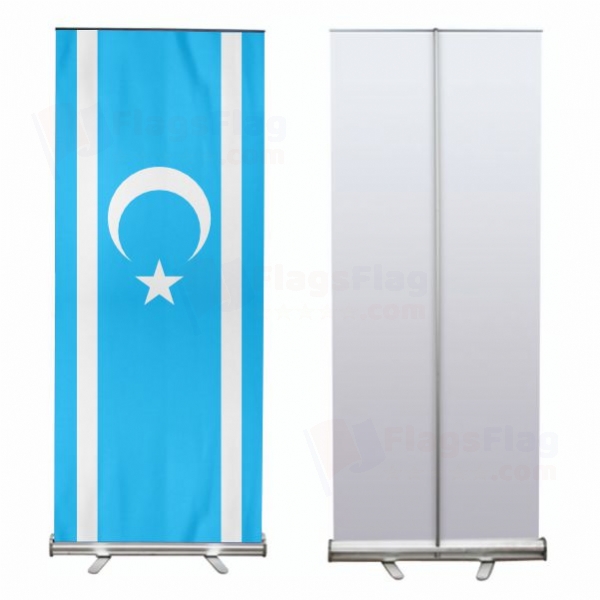Iraqi Turkmen Roll Up Banner