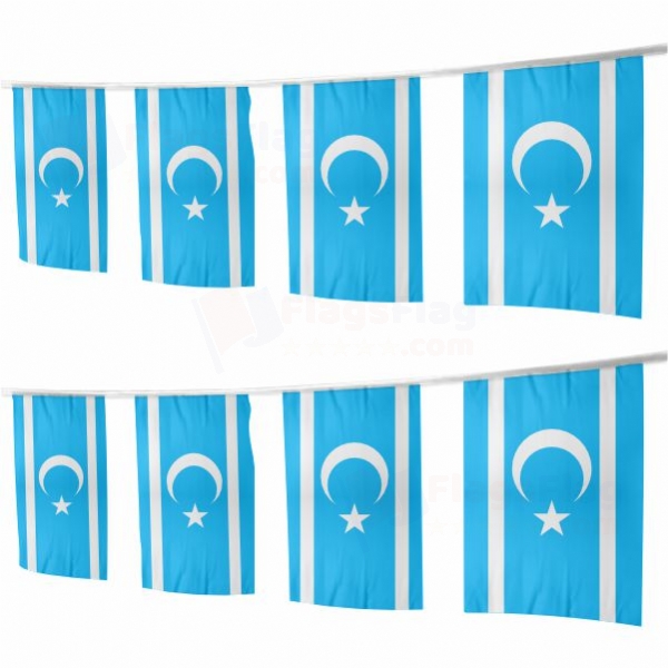 Iraqi Turkmen Square String Flags