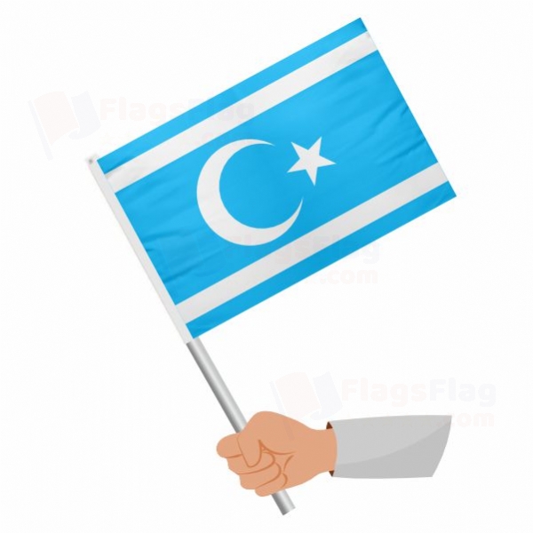Iraqi Turkmen Stick Flag