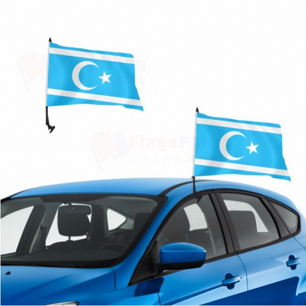 Iraqi Turkmen Vehicle Convoy Flag