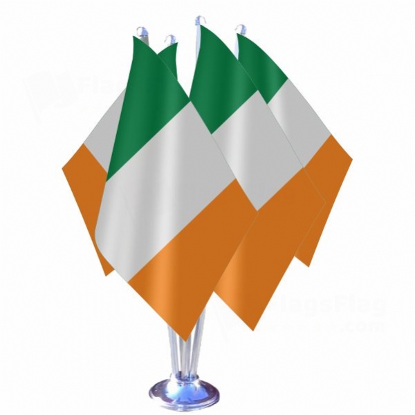 Ireland Quadruple Table Flag