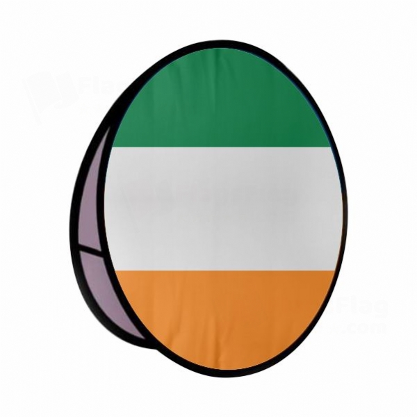 Ireland Round Cloth Banner Display Stands
