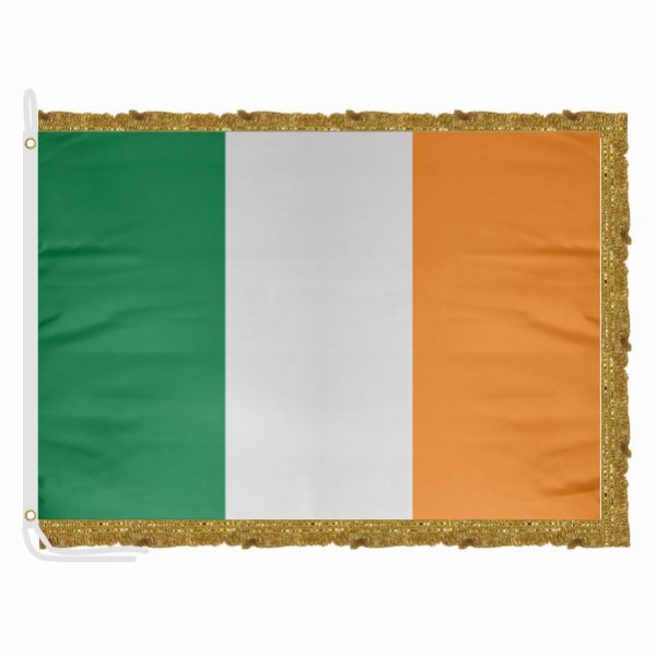 Ireland Satin Office Flag