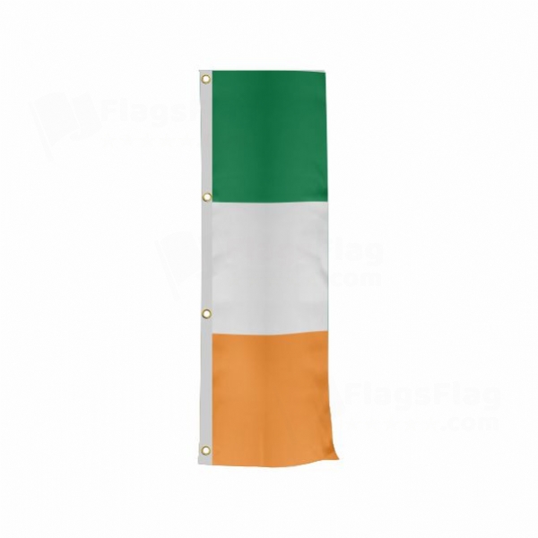 Ireland Vertically Raised Flags