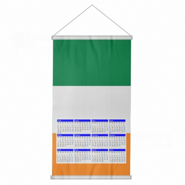 Ireland Woven Fabric Digital Printing Calendar