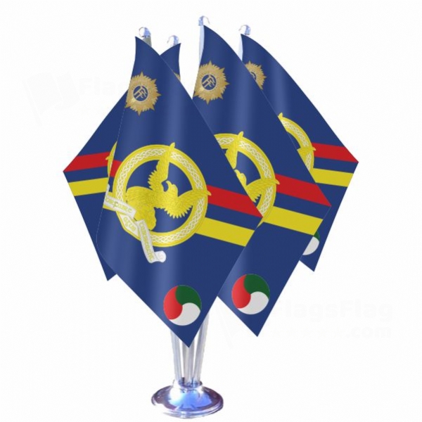Irish Air Corps Quadruple Table Flag