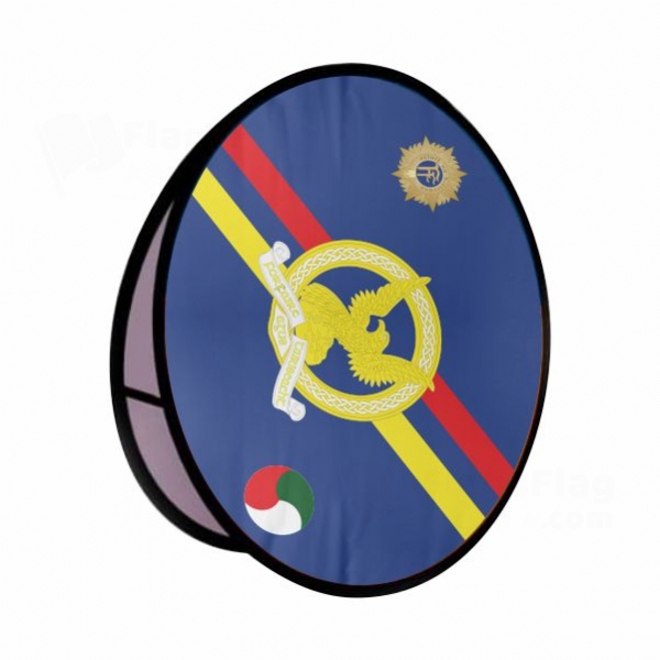 Irish Air Corps Round Cloth Banner Display Stands