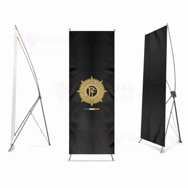 Irish Defence Forces Digital Print X Banner