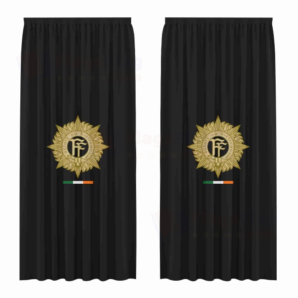 Irish Defence Forces Digital Printed Curtains