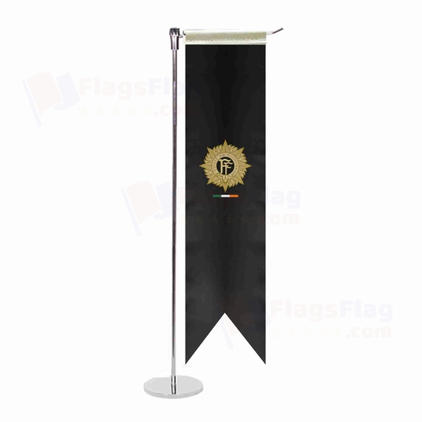 Irish Defence Forces L Table Flag