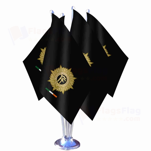 Irish Defence Forces Quadruple Table Flag