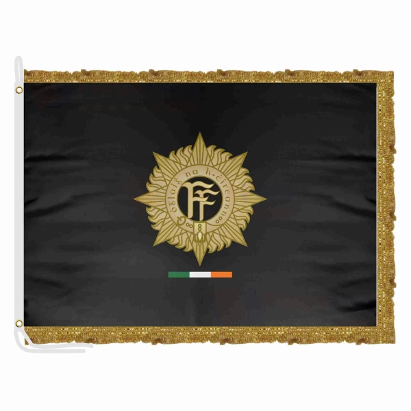 Irish Defence Forces Satin Office Flag