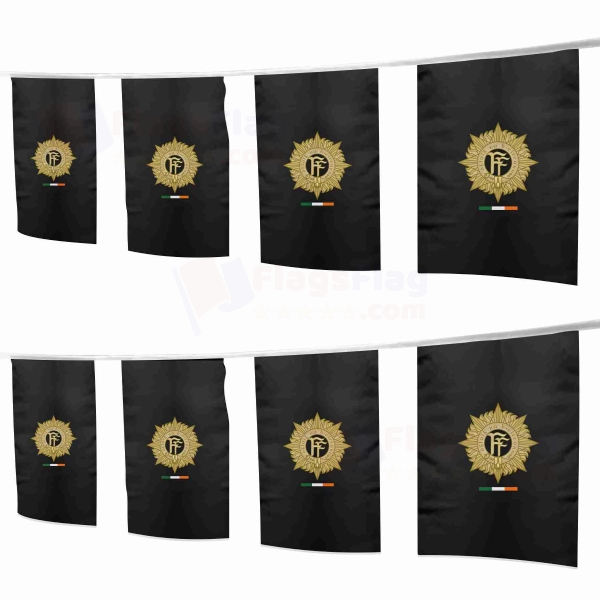 Irish Defence Forces Square String Flags