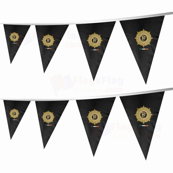 Irish Defence Forces Stringed Triangle Flag