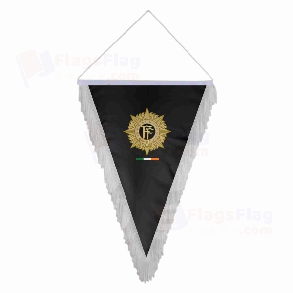 Irish Defence Forces Triangle Fringed Streamers